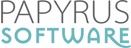 Logo der Firma Papyrus-Software